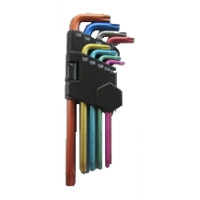 9PCS MICRO-PAINTING LONG STAR KEY WRENCH  SET 